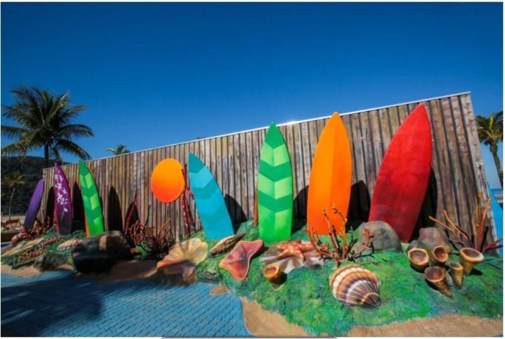 Apto Aconchegante - Praia Grande ภายนอก รูปภาพ