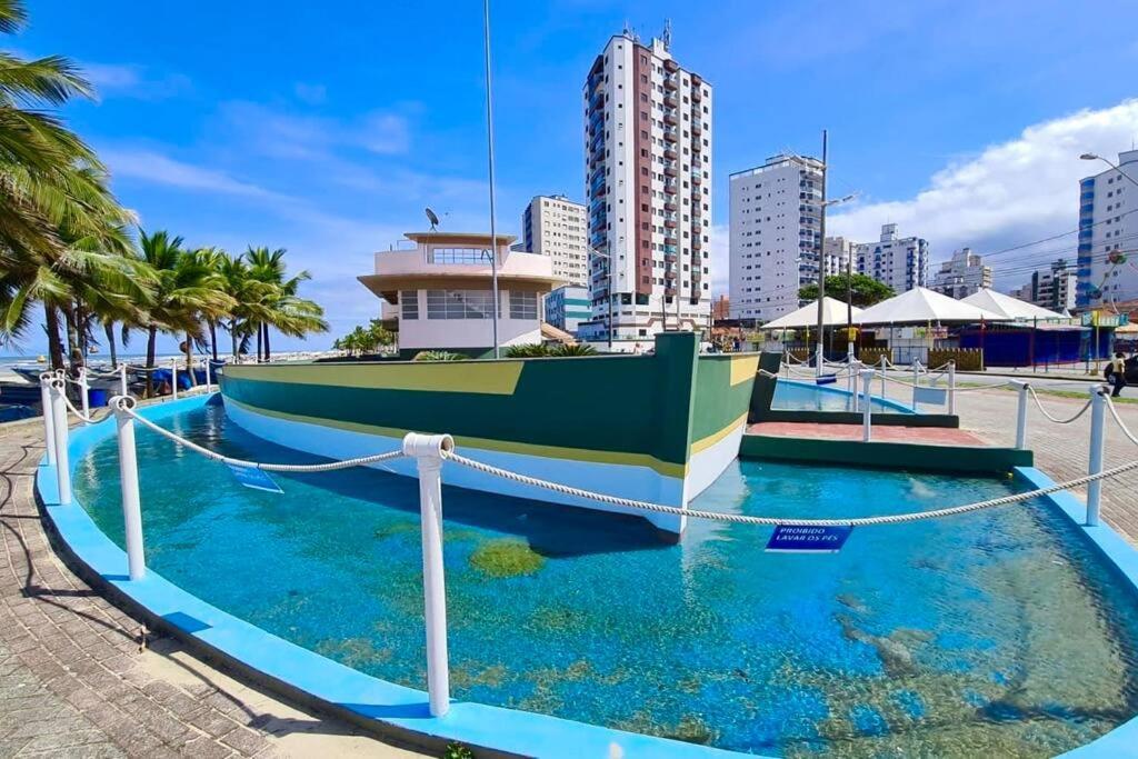Apto Aconchegante - Praia Grande ภายนอก รูปภาพ